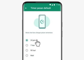 mematikan timer pesan