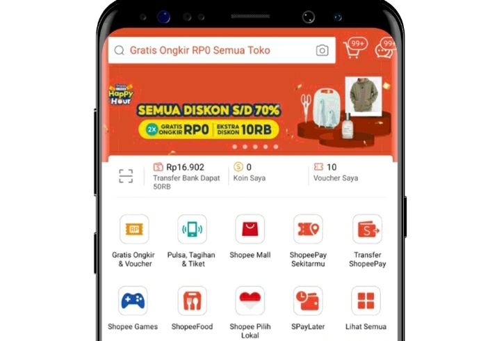 Menonaktifkan Notifikasi Shopee