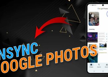 unsync Google Photos