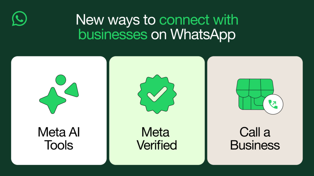 Meta Verified Khusus untuk WhatsApp Bisnis di Brazil, India, Indonesia, dan Colombia!