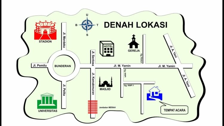 aplikasi membuat denah lokasi