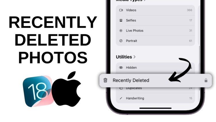 Recently Deleted iOS 18