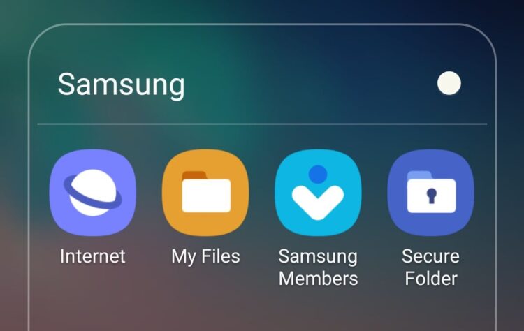 Folder Aman Samsung