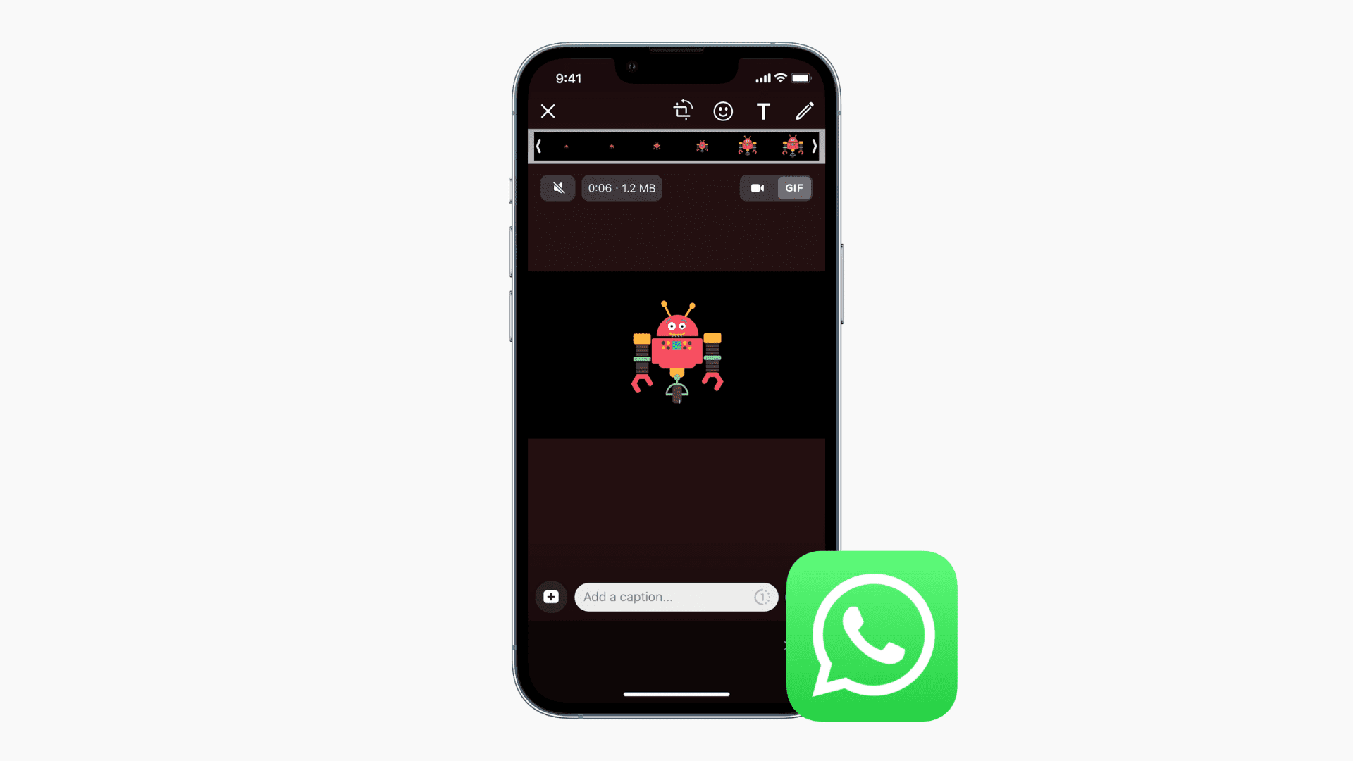 GIF video di WhatsApp