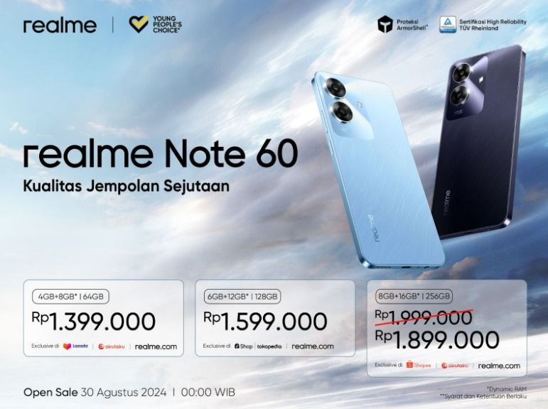 Realme Note 60