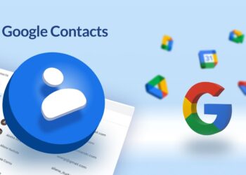 kontak tersimpan di Google