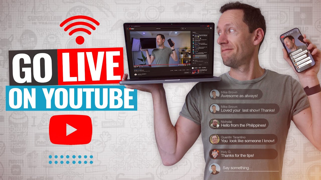live streaming di YouTube