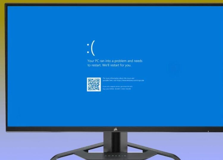 Laptop Blue Screen