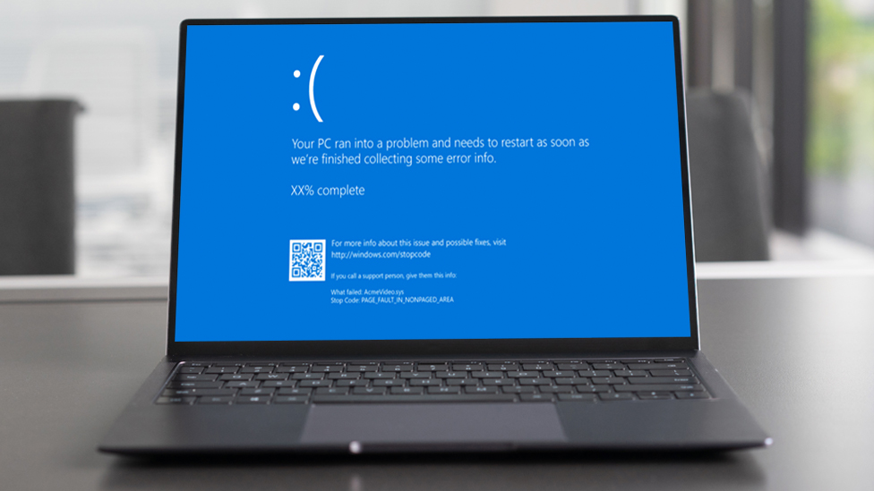 Laptop Blue Screen