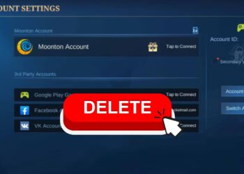 hapus akun Mobile Legends