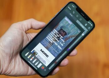 screenshot panjang di iPhone