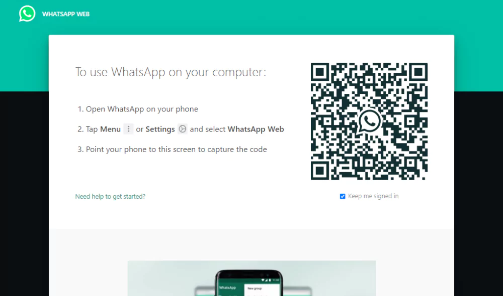 scan kode QR WhatsApp