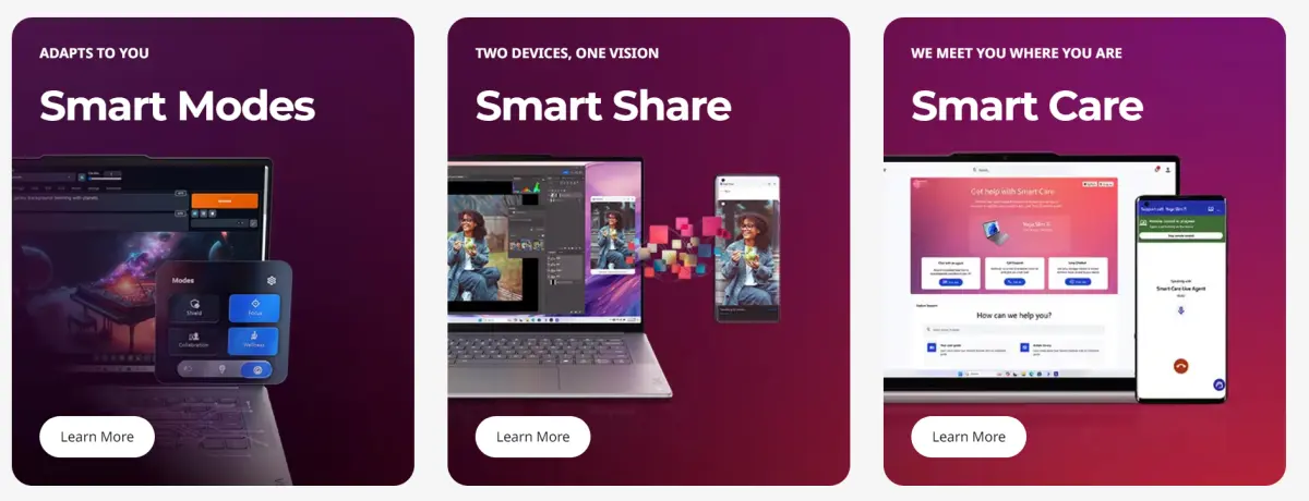 Smart Care di Lenovo Aura Edition