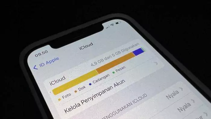 penyimpanan iPhone penuh