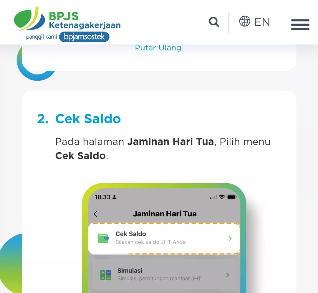 Smartphone modern yang dipajang di display dengan latar belakang teknologi, menyiratkan sistem BPJS Ketenagakerjaan yang sudah terdigitalisasi.