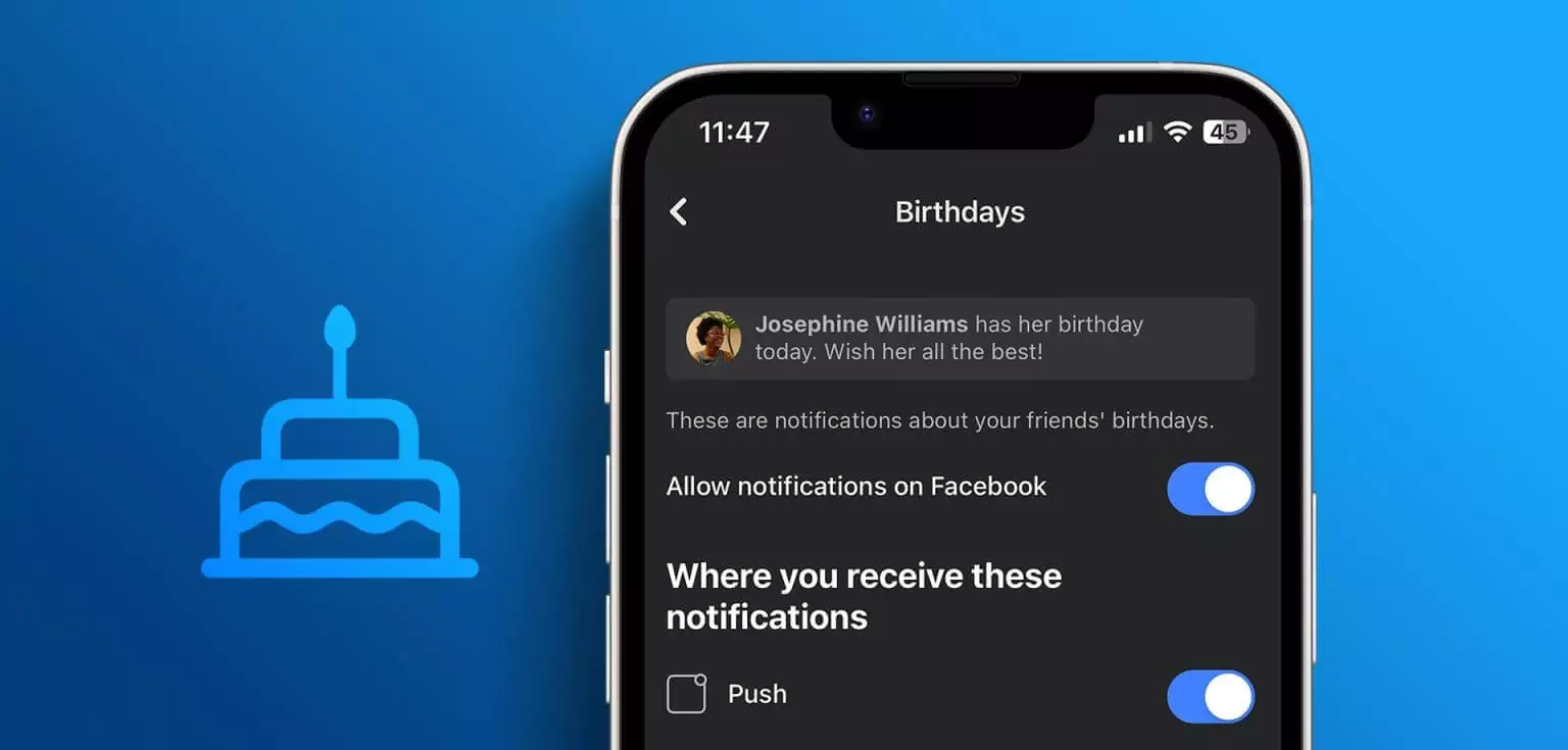 ulang tahun di Facebook