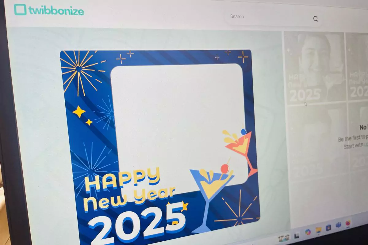Twibbon Tahun Baru