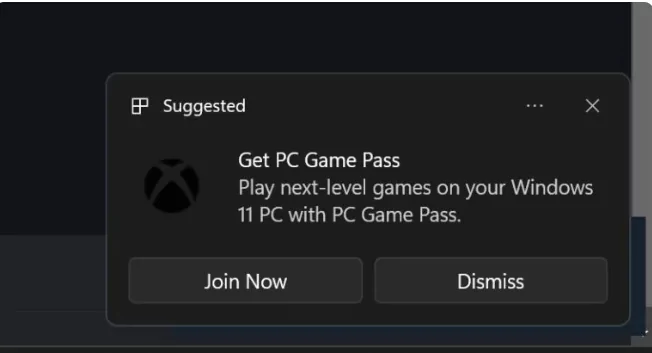 iklan Xbox Game Pass