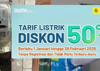 diskon listrik 50%