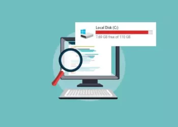 local disk C penuh