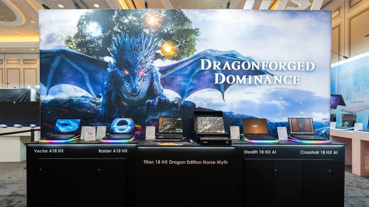 Laptop baru MSI dengan RTX 50 Series