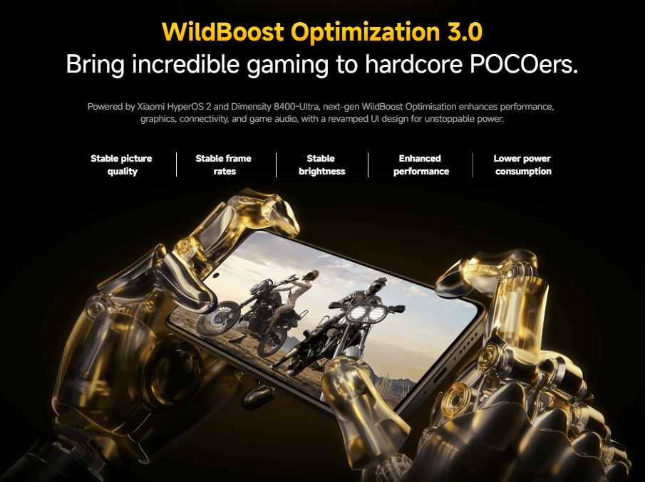 Poco X7 Pro WildBoost Optimization 3.0