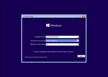 instal ulang Windows