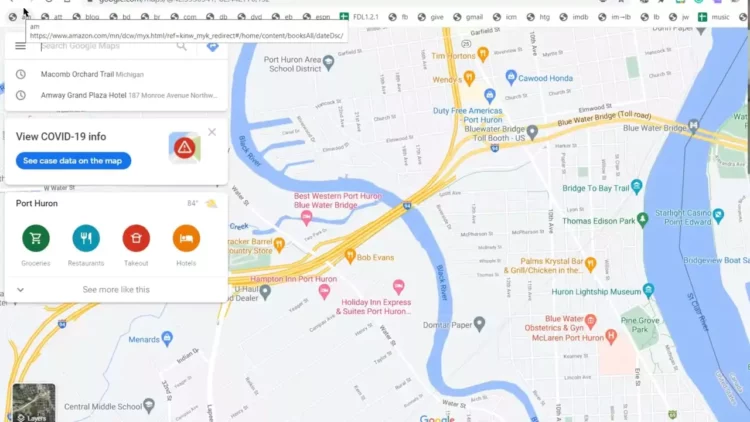 Timeline Google Maps