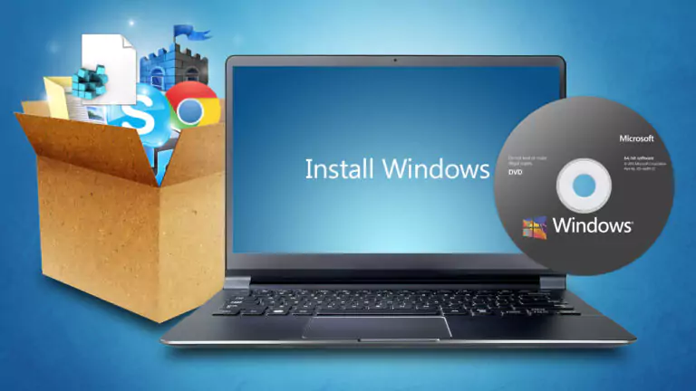 instal ulang Windows