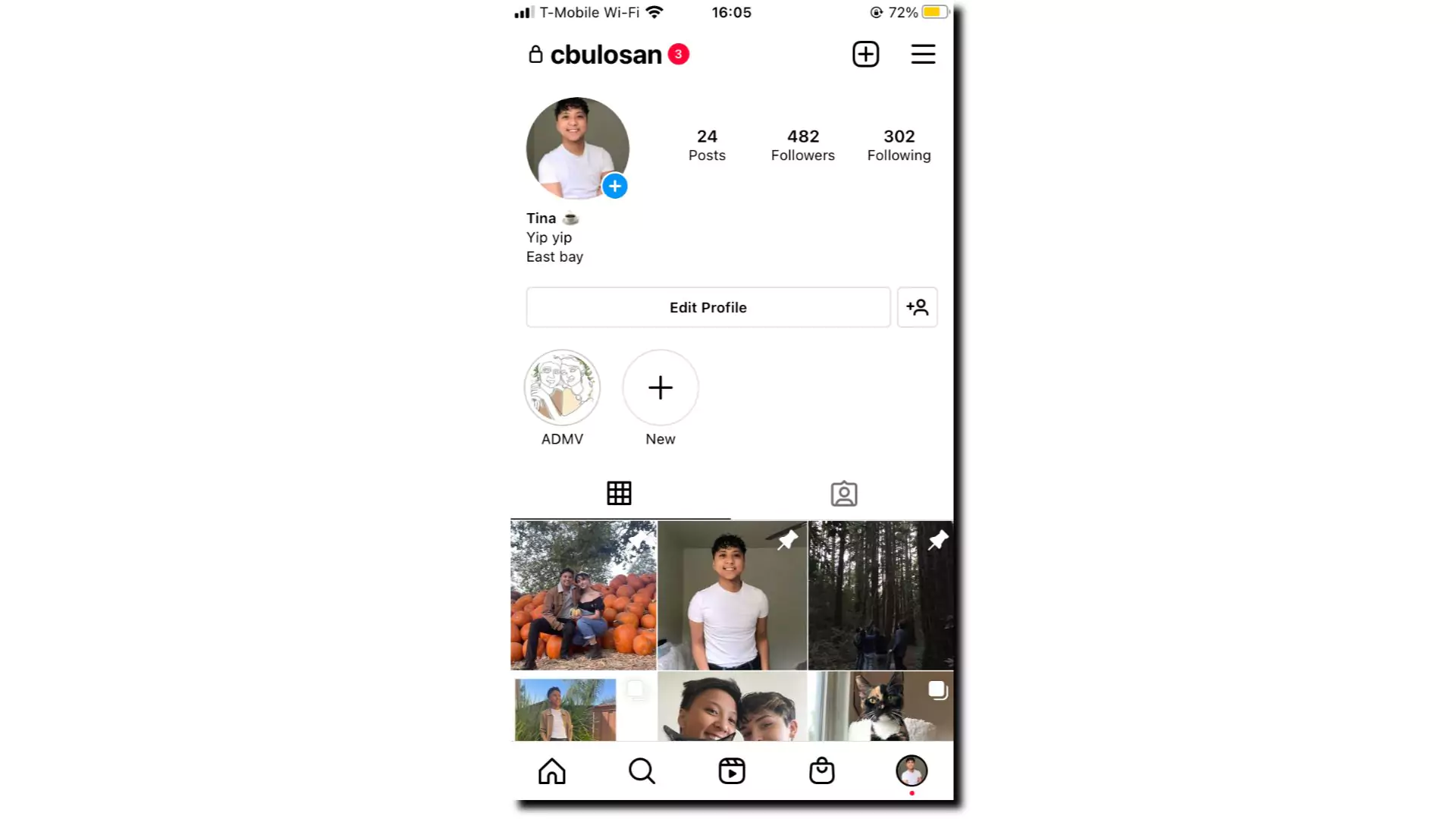 pin postingan Instagram