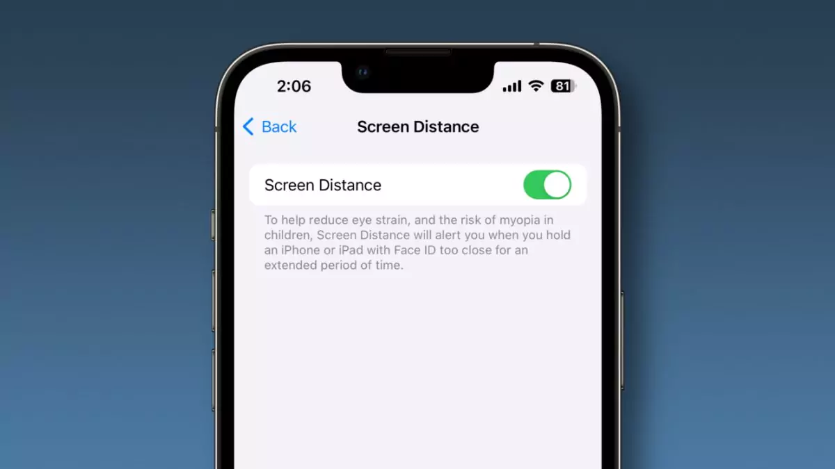 Screen Distance