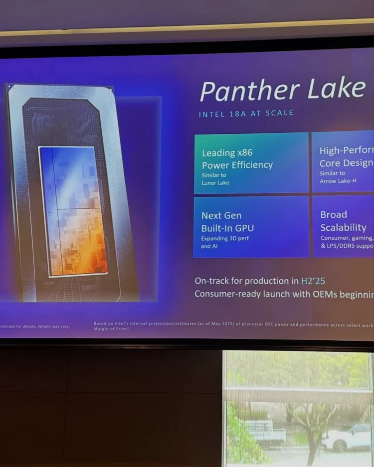 Intel Panther Lake on Computex 2025