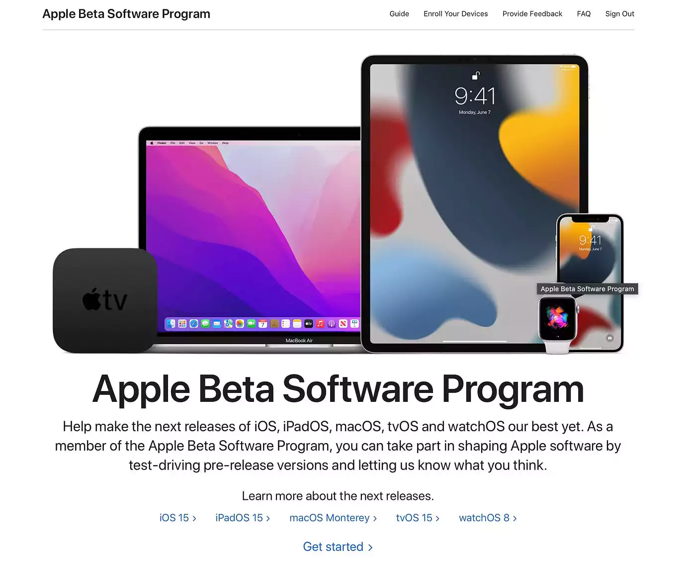 Apple Beta Software