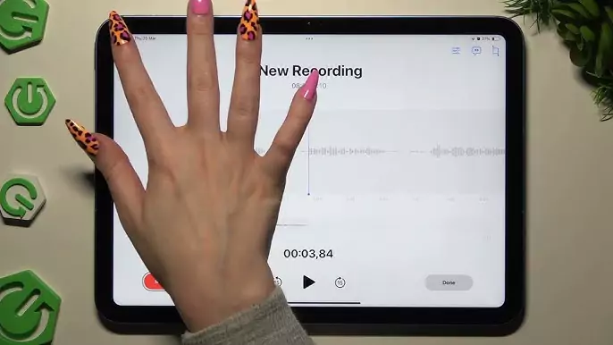 merekam audio di iPad