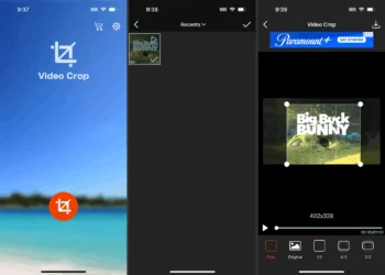 crop video di iPhone