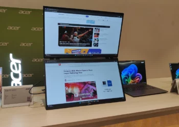 Acer Perkenalkan Dual Portable Monitor PD163QT di Computex 2025!