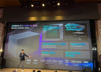 Computex 2025: Gigabyte Luncurkan AORUS RTX 5090 AI Box: Mendukung Laptop dengan Thunderbolt 5!