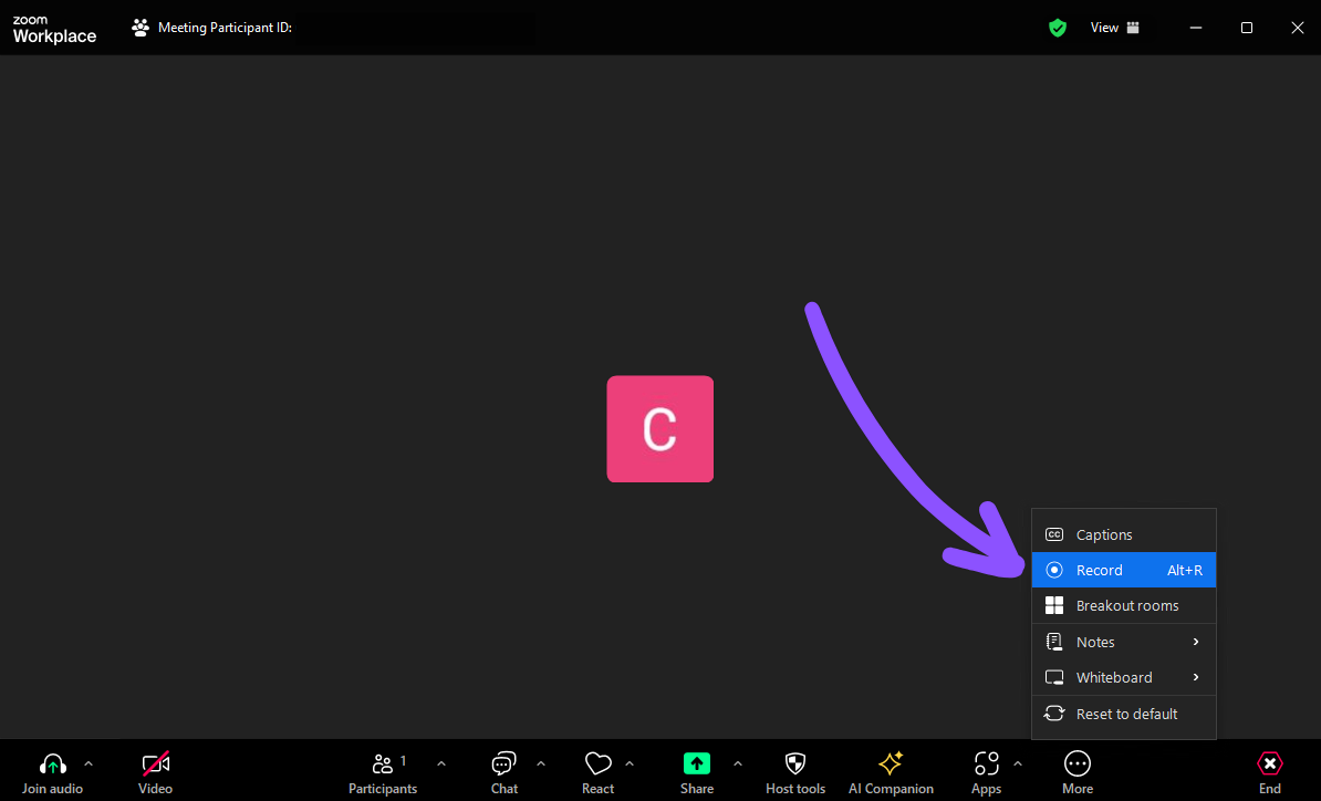 merekam meeting di Zoom