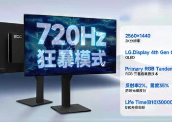 Monitor SDC 720Hz Pertama di Dunia