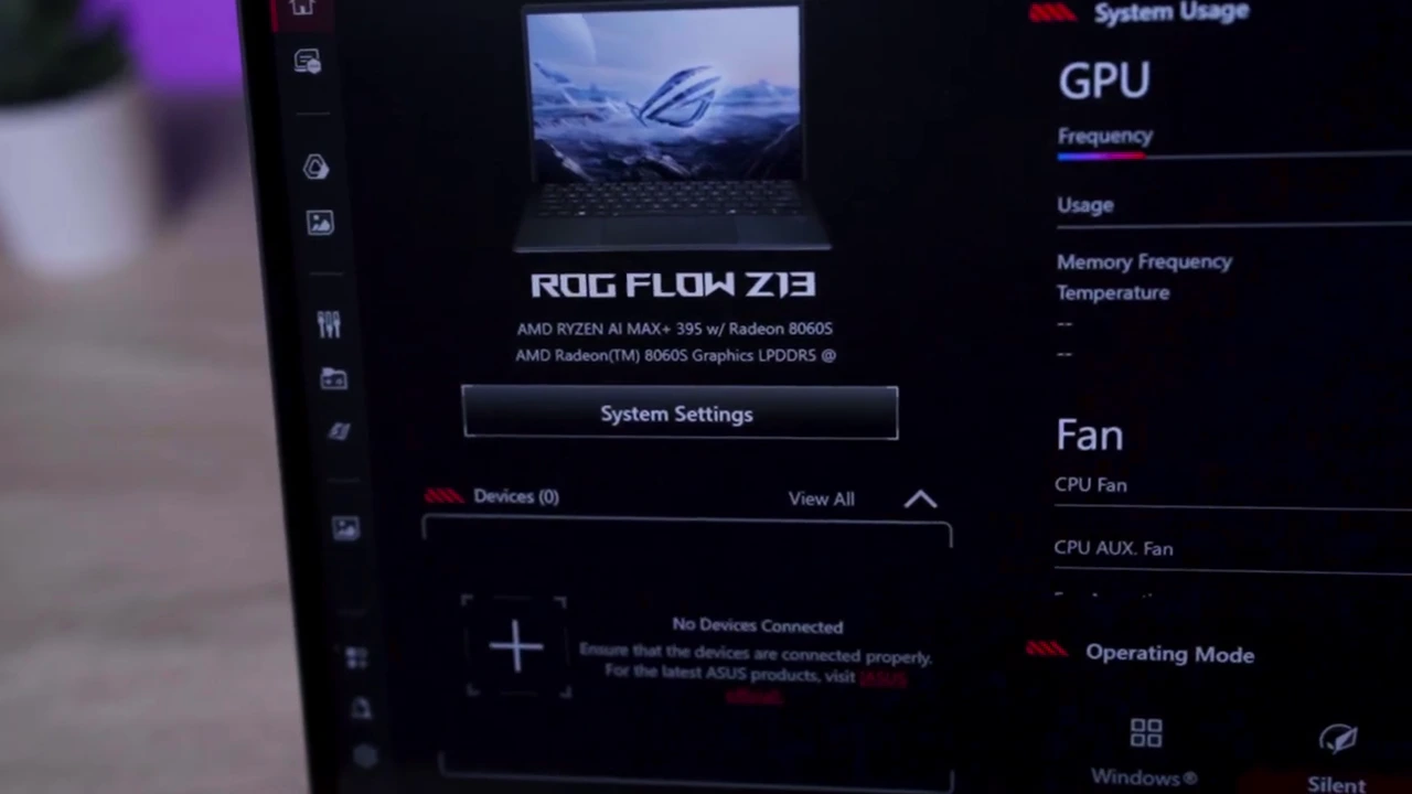 Spesifikasi dan Fitur Unggulan ROG Flow Z13 2025