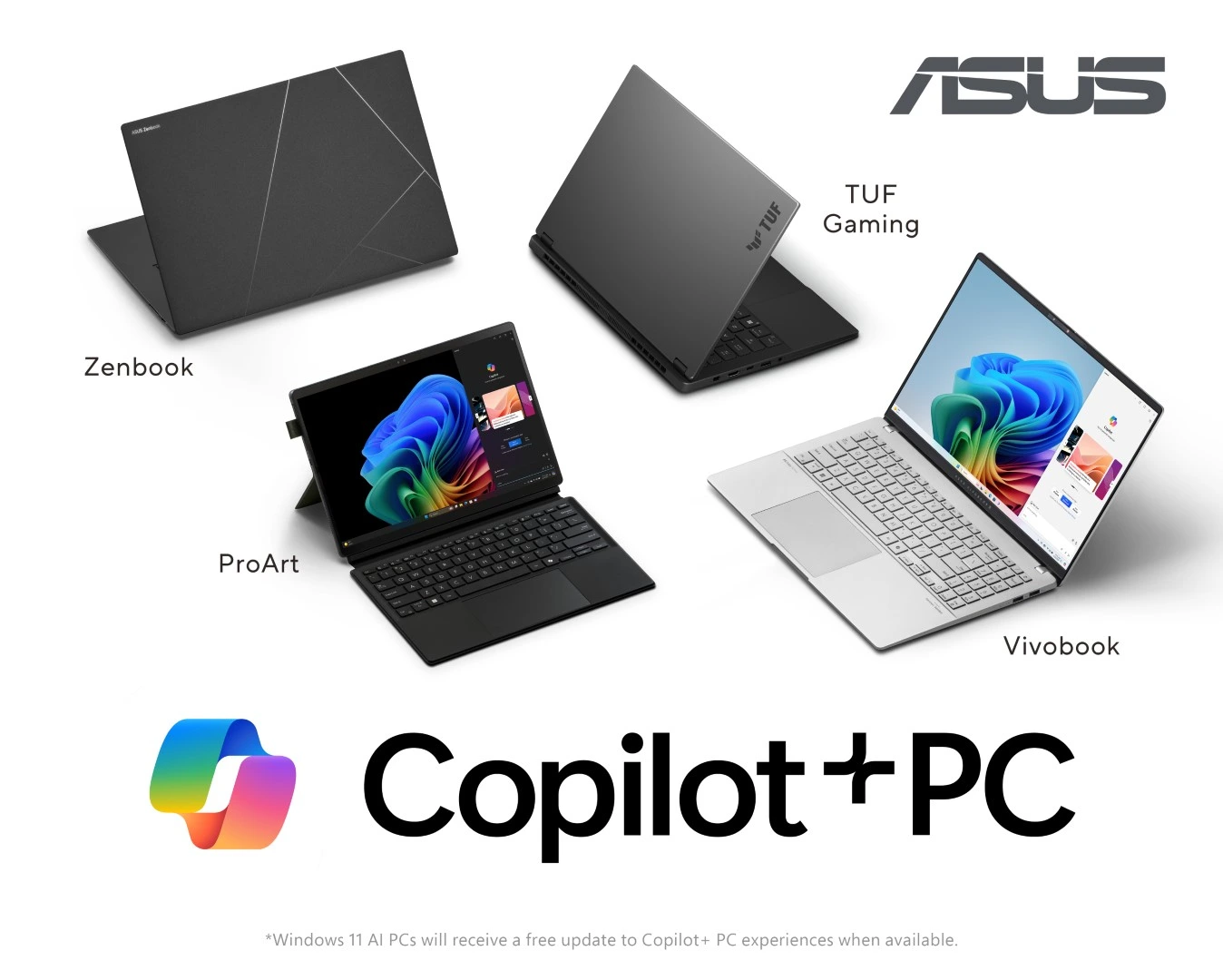 Di Indonesia, ASUS telah menjadi produsen dengan lini produk laptop AI terluas, mencakup seri Zenbook, Vivobook, dan ProArt yang ditenagai prosesor terbaru dengan NPU terintegrasi.