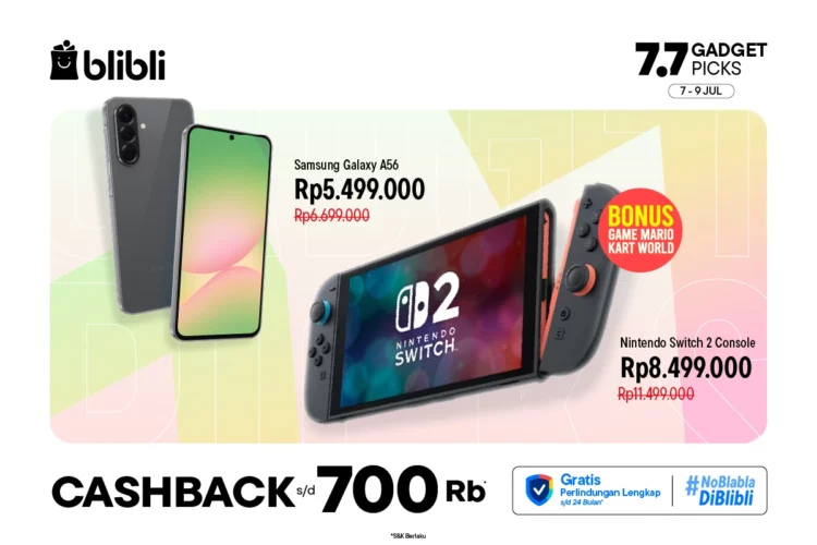Blibli Double Day 7.7: Belanja Gadget Sekolah dan Kuliah Dapat Perlindungan 24 Bulan, #NoBlablaDiBlibli!