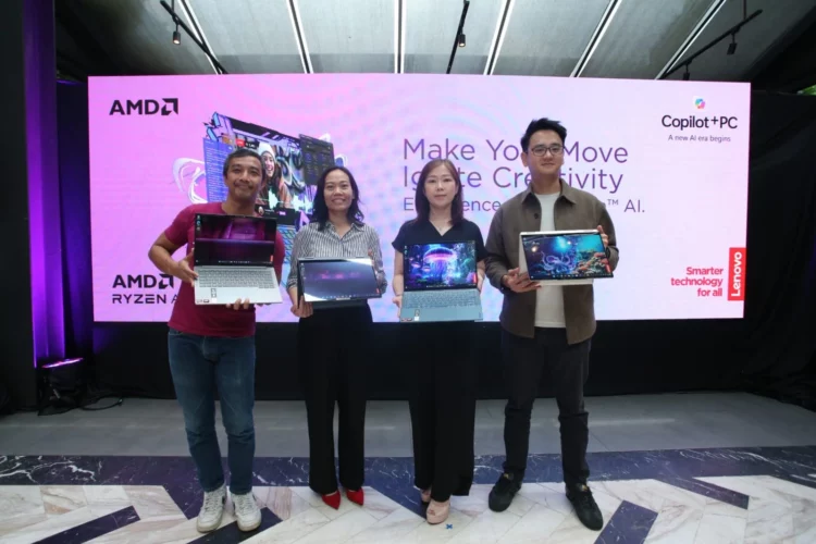 Lenovo Hadirkan Laptop Copilot+ Bertenaga AMD Ryzen AI di Indonesia!