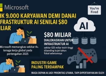 Microsoft PHK 9.000 Karyawan Demi Danai Infrastruktur AI Senilai $80 Miliar!