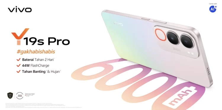 vivo Y19s Pro Meluncur di Jakarta Fair 2025: Smartphone Entry-Level Tangguh dengan Fitur AI dan Baterai Jumbo!