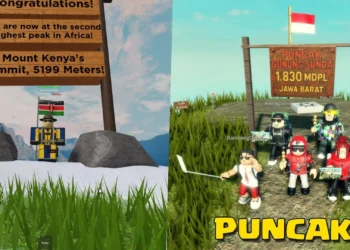 Mendaki Gunung Roblox