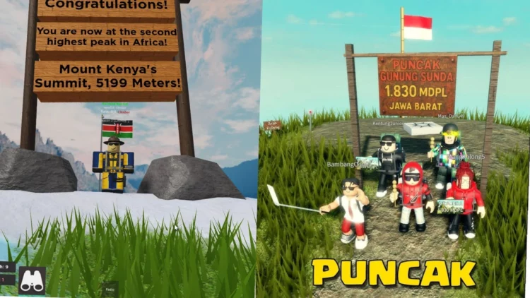 Mendaki Gunung Roblox