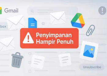 penyimpanan Gmail penuh