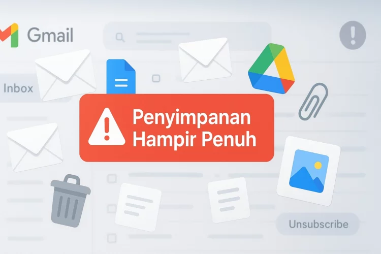 penyimpanan Gmail penuh