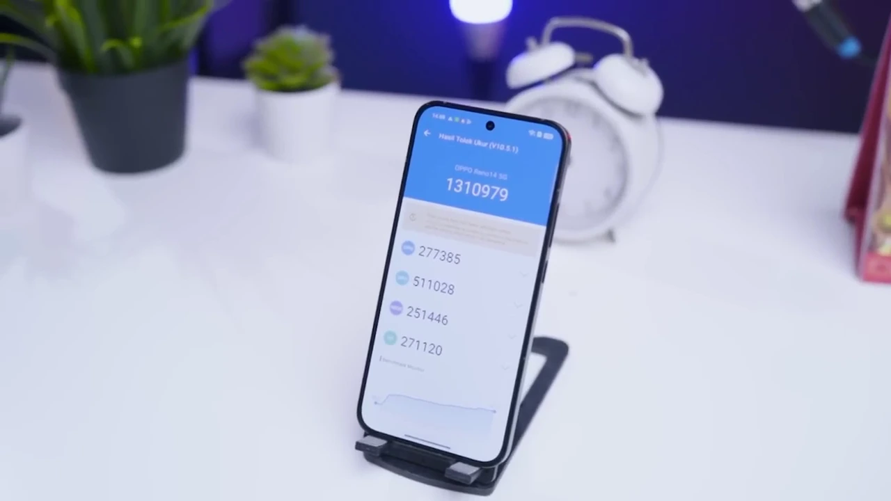 OPPO Reno 14 antutu
